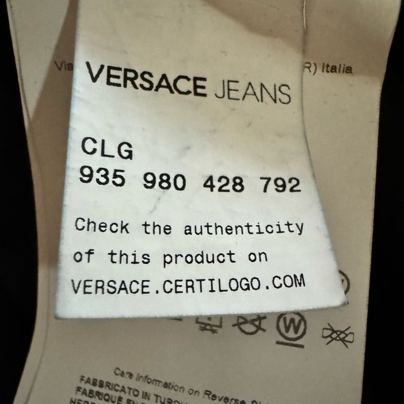 Versace Jeans Men’s Logo TShirt Size Small - Picture 5 of 8